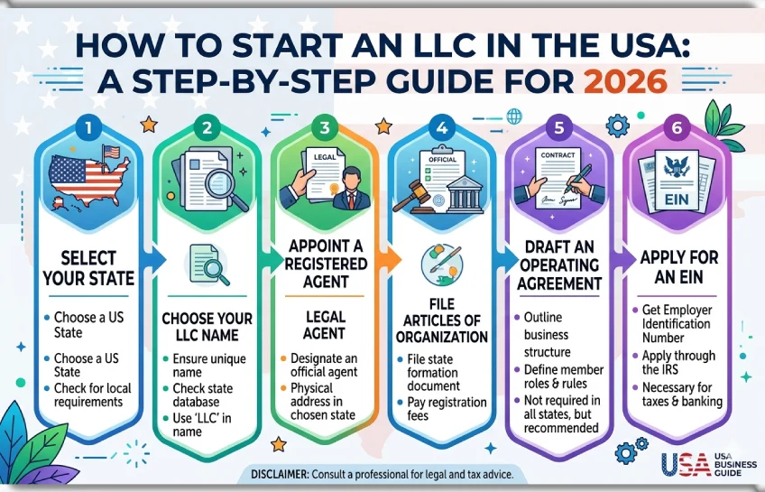 How to Start an LLC in the USA: A Step-by-Step Guide for 2026