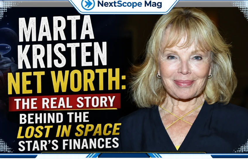 Marta Kristen net worth featured image - Lost in Space star Judy Robinson actress financial story by NextScope Mag