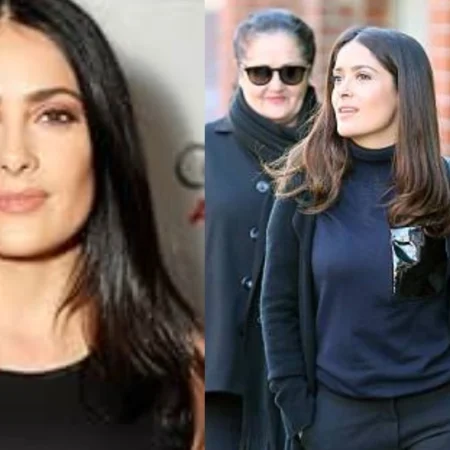 Diana Jiménez Medina, Mexican opera singer and mother of Salma Hayek, at a family celebration.