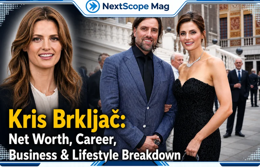 Kris Brkljač with Stana Katic at a formal event, showcasing luxury lifestyle, net worth, career, and business success in a high-end setting