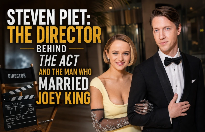 Steven Piet director and Joey King actress posing together — featured image for Steven Piet biography blog post