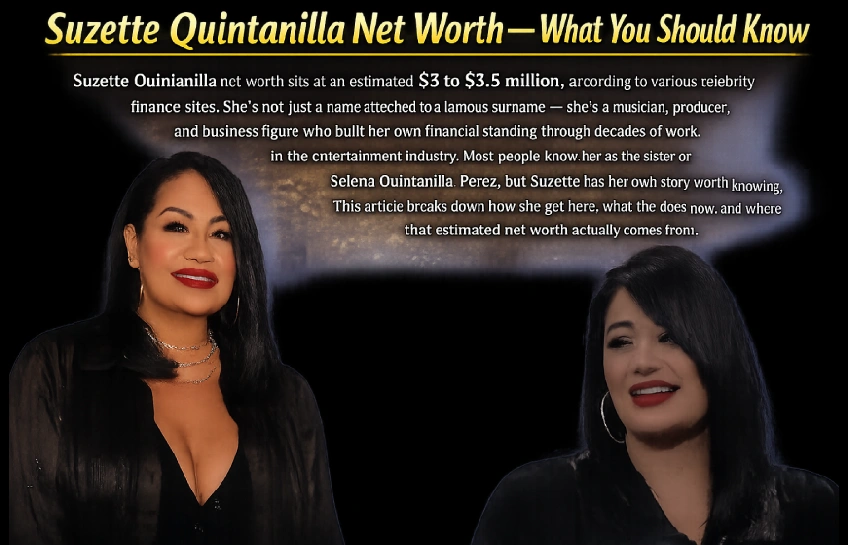 Suzette Quintanilla net worth — biography, career, and estimated earnings of Selena's sister and former drummer of Selena y Los Dinos