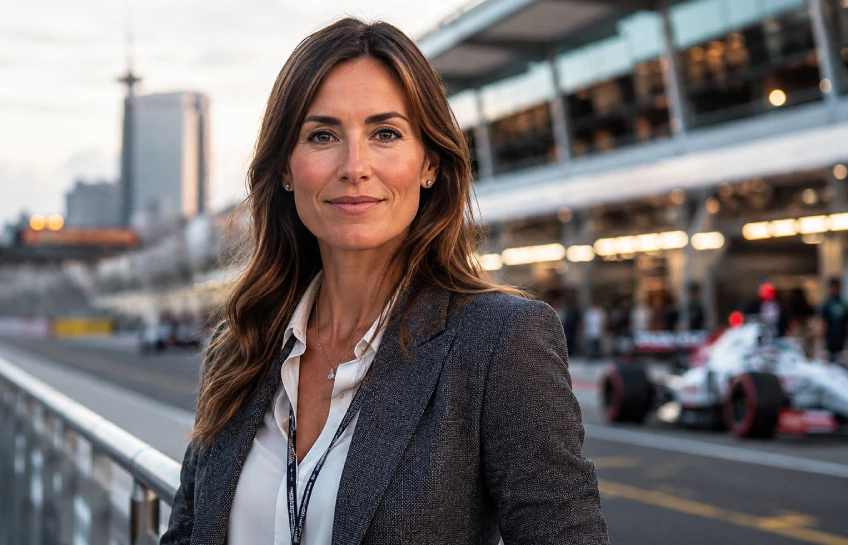 Eleanor Robb portrait in a modern professional outdoor setting