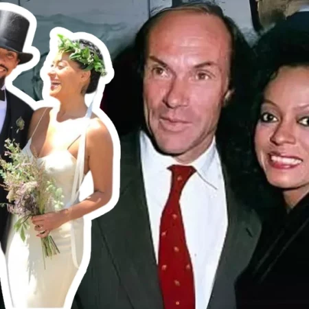 filippa kumlin d'orey ex-husband Arne Næss Jr. with Diana Ross and son Christoffer Naess wedding photo