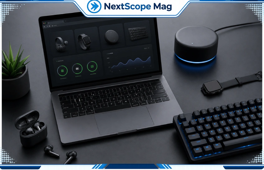 G15Tools.com gadget platform showing a selection of reviewed tech products including smart home devices, gaming accessories, and productivity tools