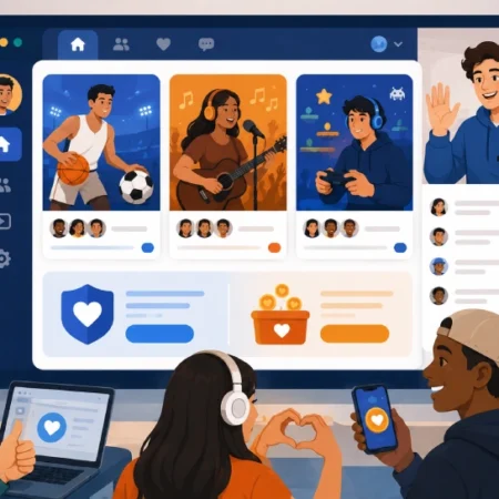 Garforfans fan and creator platform showing niche community hubs and subscription content features