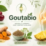 Goutabio natural supplement ingredients including tart cherry, turmeric, and celery seed for gout relief