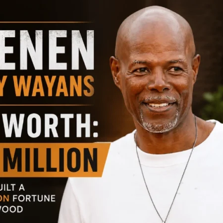 Keenen Ivory Wayans net worth — infographic showing his $65 million fortune built through Hollywood films and TV production