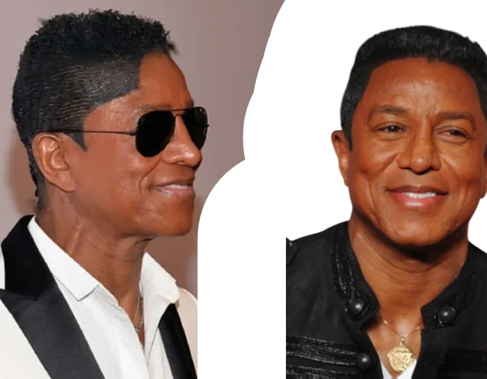 Jermaine Jackson net worth — two photos of the veteran singer and Jackson 5 founding member at public events