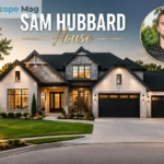 Sam Hubbard House exterior view with Cincinnati Bengals defensive end Sam Hubbard portrait