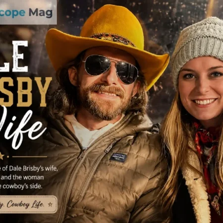 Dale Brisby wife featured in a western lifestyle portrait highlighting cowboy life, relationship, and personal story