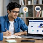 Student using EducationTrove com as a free online learning hub for study tips and career guidance in 2026