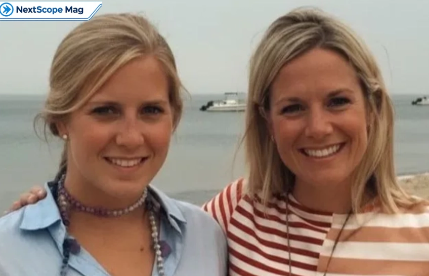 Elizabeth Bowes Gregory and her mother Martha MacCallum smiling together at the beach