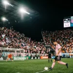 Luis Suárez penalty moment in the inter miami vs tigres uanl timeline quarterfinal at Chase Stadium 2025