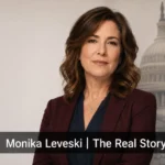 Monika Leveski Monica Lewinsky biography portrait editorial illustration