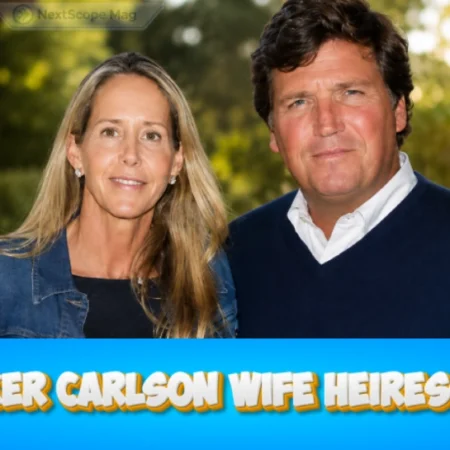 Alt Text: Tucker Carlson and wife Susan Andrews together — heiress net worth facts vs rumors explained