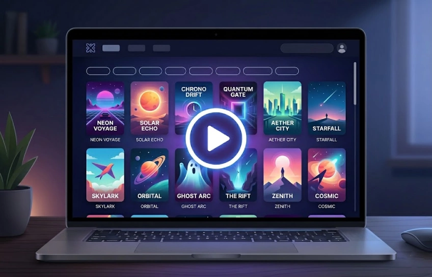 Zoechip streaming interface showing free HD movies and TV shows on a browser with no sign-up required