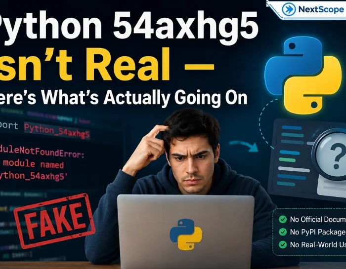 Python 54axhg5 Isn't Real — Here's What's Actually Going On