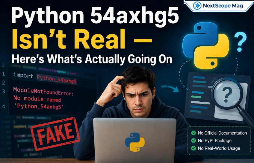 Python 54axhg5 Isn't Real — Here's What's Actually Going On