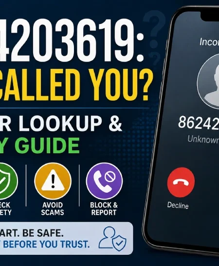 8624203619: Who Called You? Number Lookup & Safety Guide